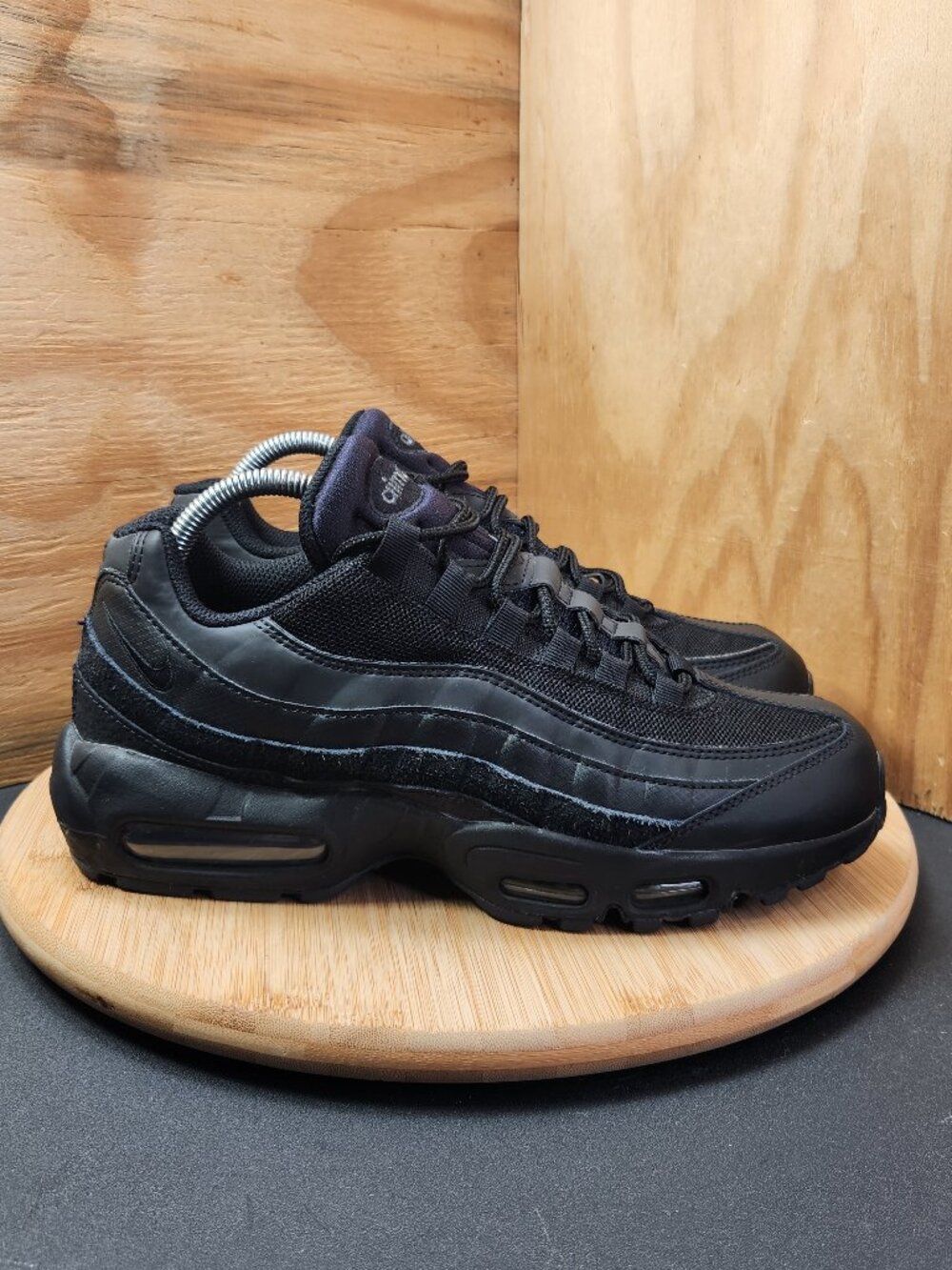 Nike Air Max 95 Essential Womens Triple Black Sneakers